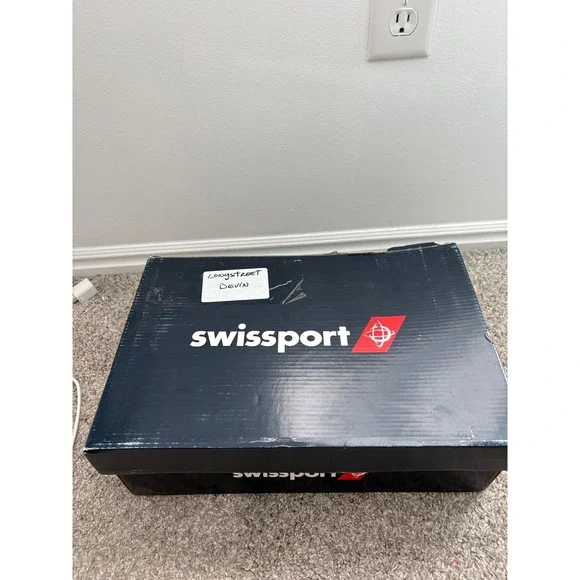 Swissport Men's Safety Trainer Steel Toe Shoes – Blue – Size 14 – New in Box - Picture 7 of 7